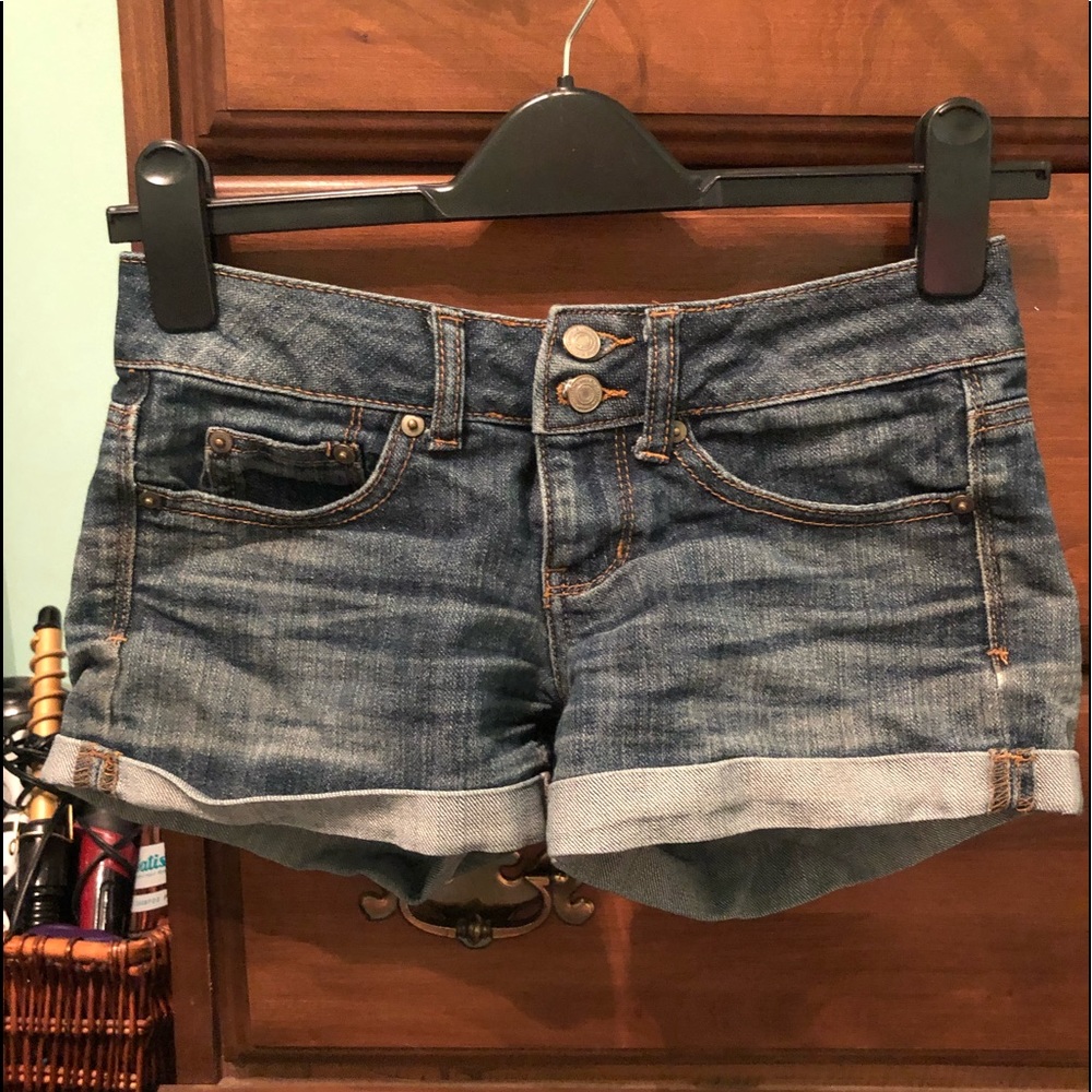 Denim shorts